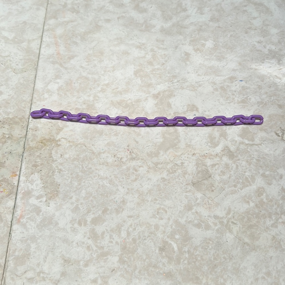 Purple chain bracelet